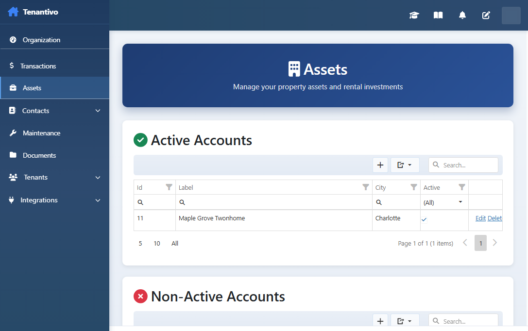 Access your Tenantivo profile after sign-in